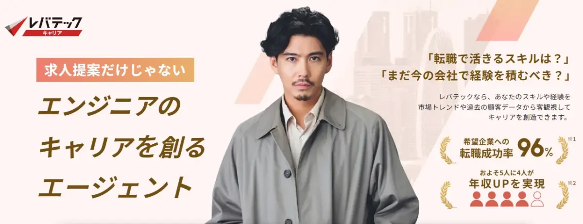 レバテックキャリアの公式ページ