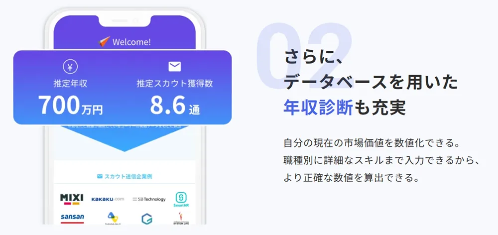 レバテックダイレクトの年収診断
